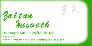 zoltan husveth business card